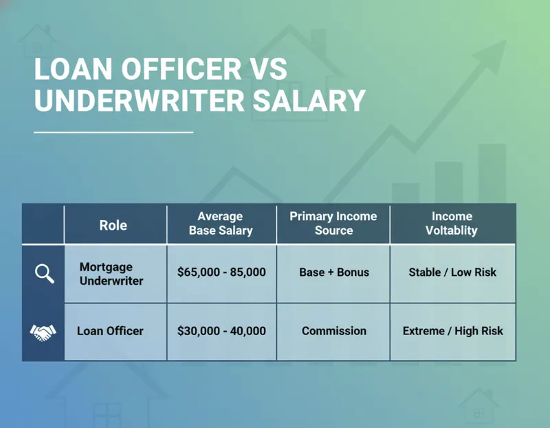 Loan Officer VS Underwriter Salary